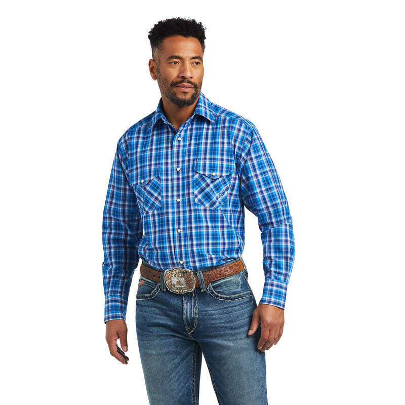 Ariat Hemden Herren - Pro Series Mason Classic Fit Blau ( GERHM-1305 )